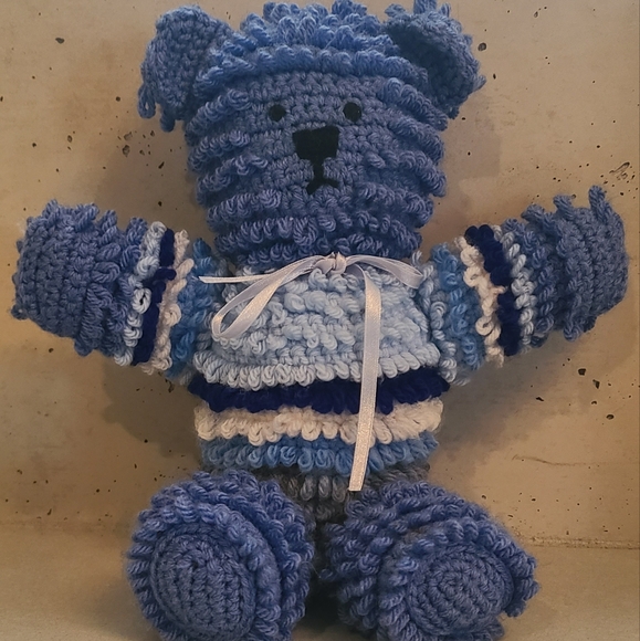 Handmade Crochet Bear - Picture 5 of 6